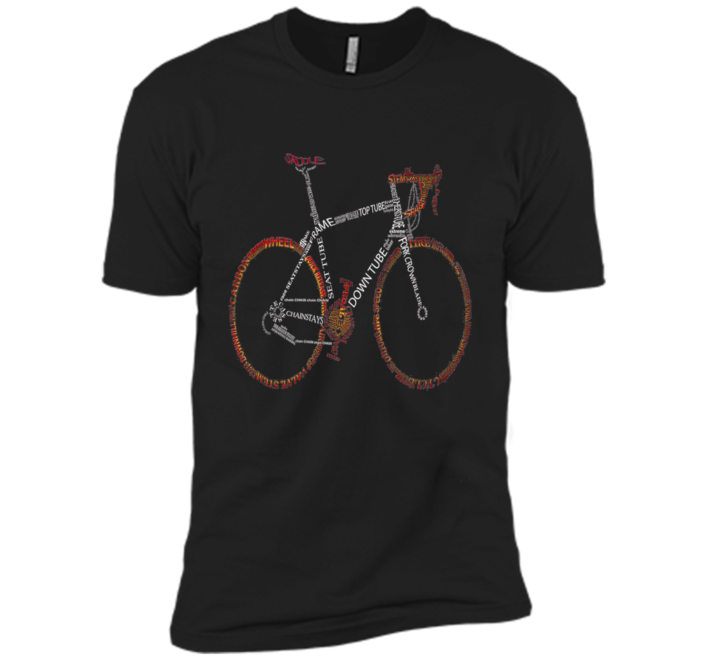 Bicycle Amazing anatomy tshirt - cool tshirt for cyclist