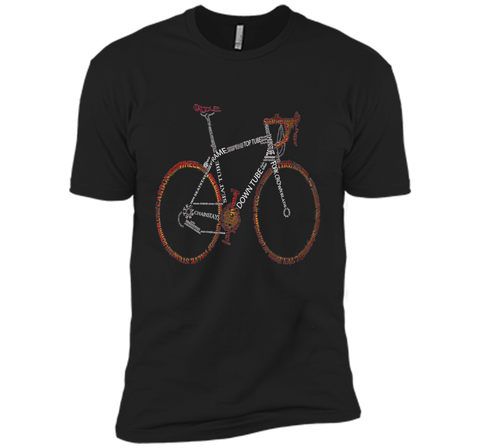 Bicycle Amazing anatomy tshirt - cool tshirt for cyclist