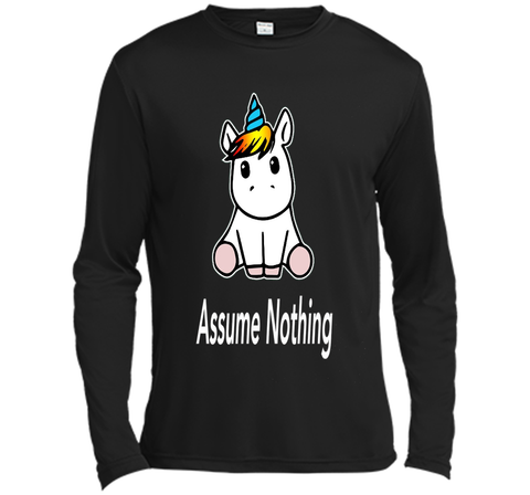 Unicorn Dab Assume Nothing Transgender Pride T-Shirt shirt
