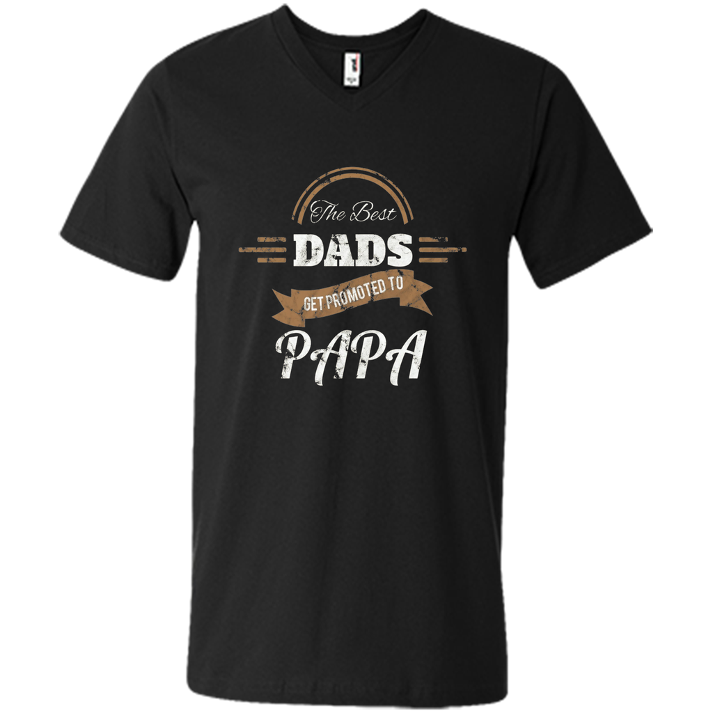 Promoted To Papa Shirt Grandpa Announcement T-Shirt