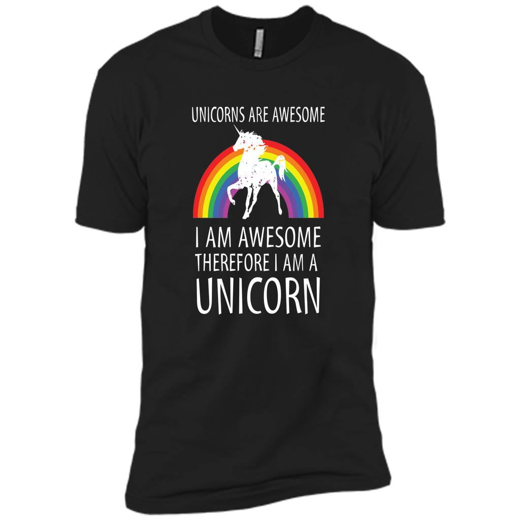 Unicorns Are Awesome Therefore I am A Unicorn Shirt