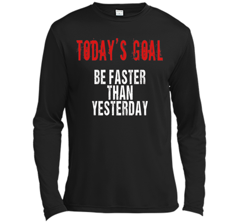 Today's Goal Be Faster Funny Running T-shirt for Runners