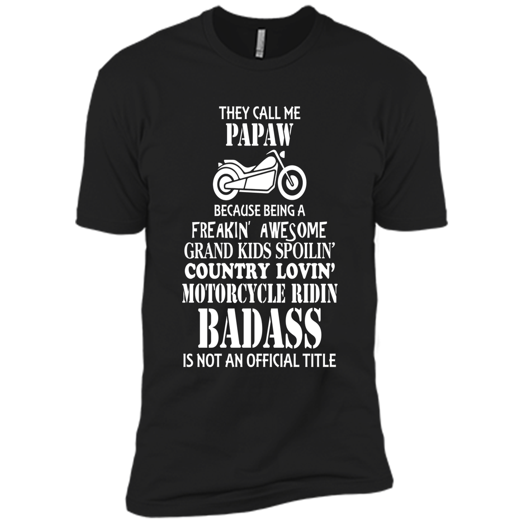 Men's They Call Me Papaw Motorcycle Biker Shirt Great Gift