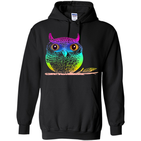 Sexy Big Colorful Owl 2017 T Shirt