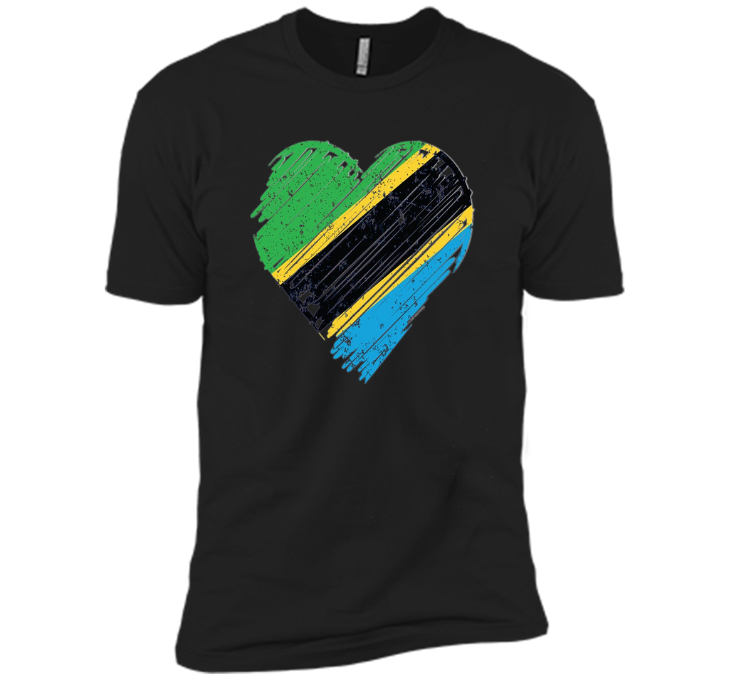 Tanzania Flag Shirt Heart Flag Of Tanzania T Shirt