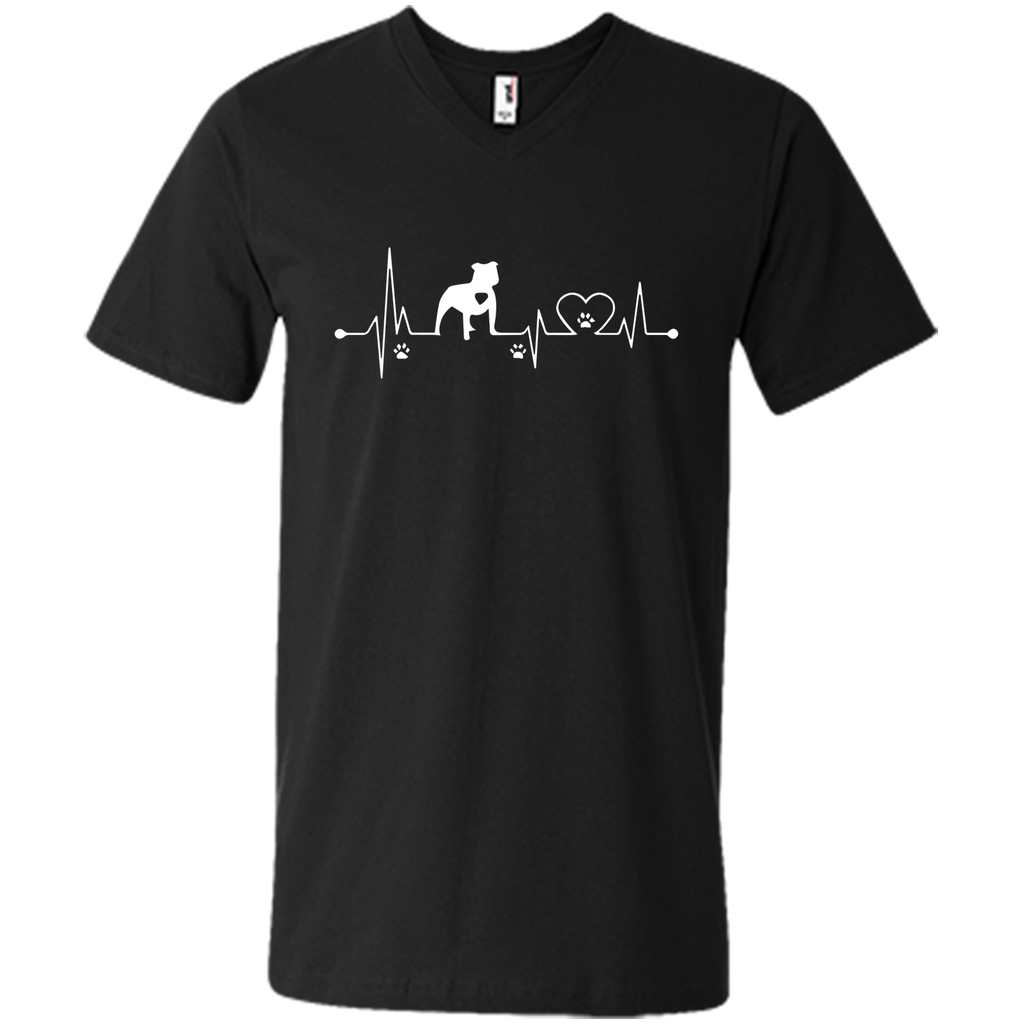 Heartbeat Dog All Pitbull T-shirt Birthday Gift