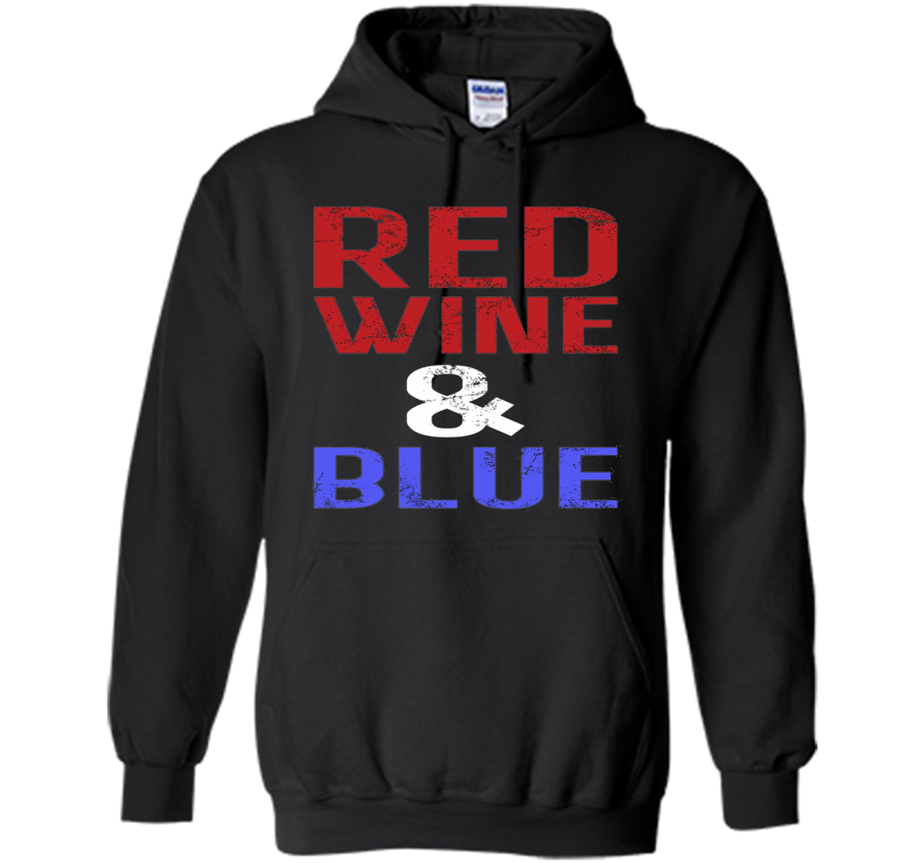 Red Wine and Blue -  Fourth of July T-shirt