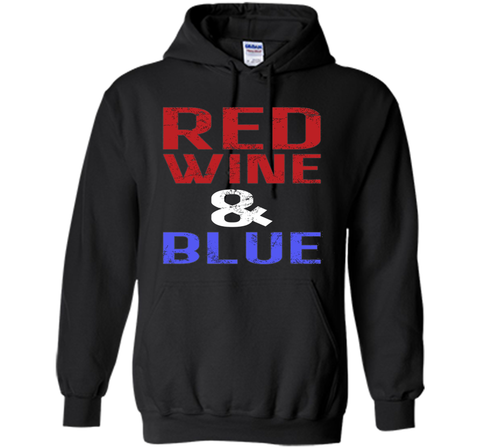 Red Wine and Blue -  Fourth of July T-shirt