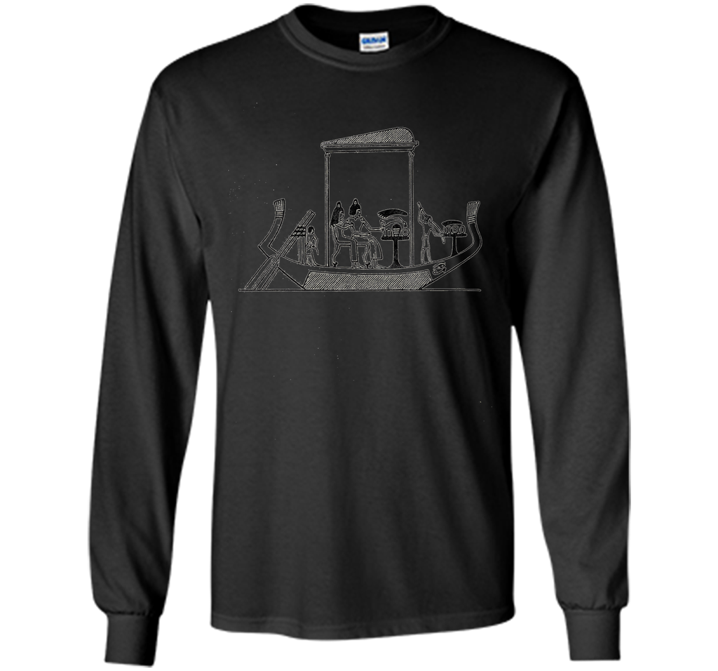 Egyptian Boat Ship Shirt Love Egypt Archaeologist Gifts Tee