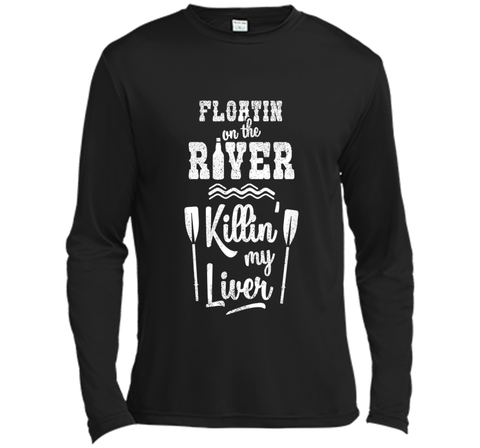 Floating On the River Killing My Liver Funny River T-Shirt