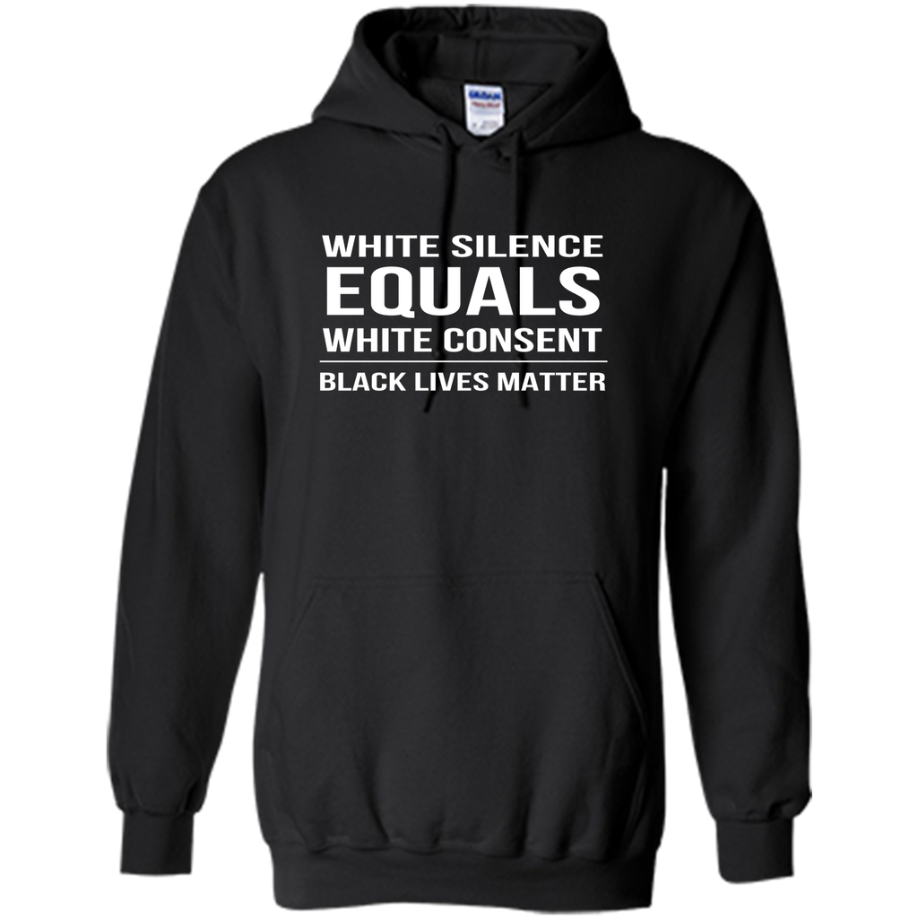 White Silence = White Consent Black Lives Matter T-Shirt