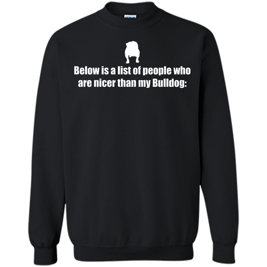 Charming Below Is A List Of People Bulldog 2017 T Shirt