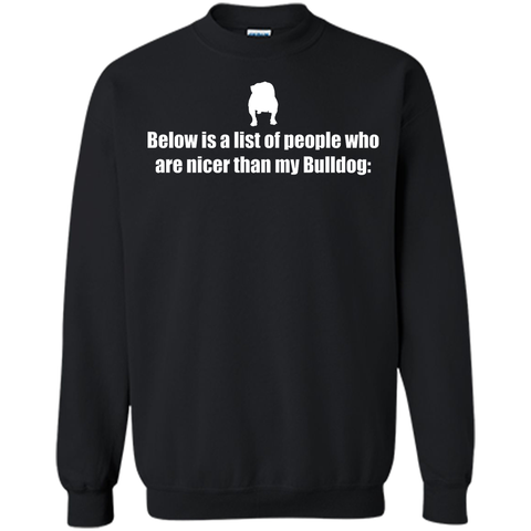 Charming Below Is A List Of People Bulldog 2017 T Shirt