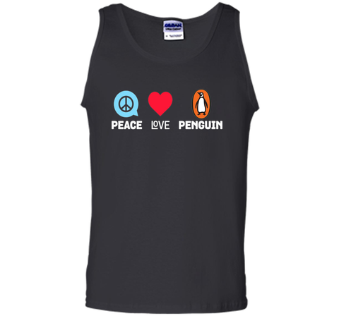 Peace Love Penguins Tee - Funny Penguin Animal Lover T-Shirt