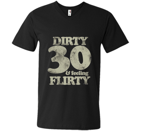 dirty 30 and feeling flirty t-shirt 30th birthday party tee