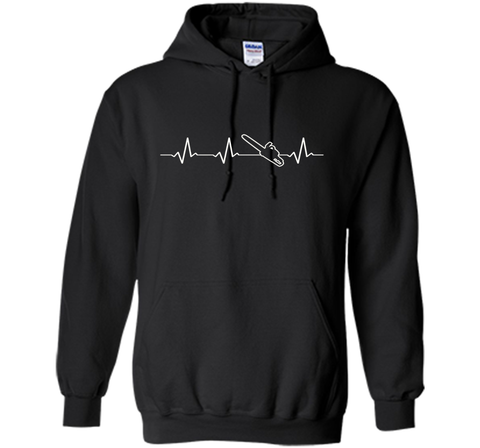 Lumberjack Chainsaw Heartbeat T-Shirt