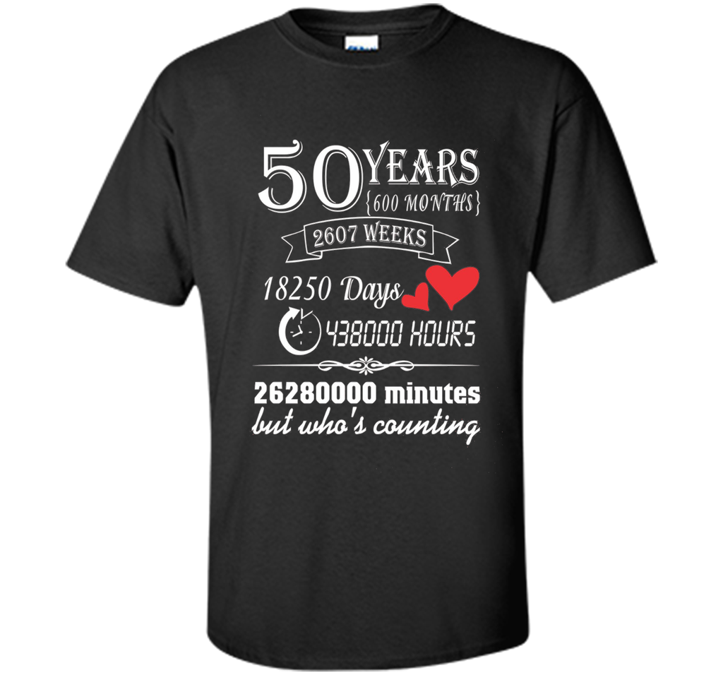 Anniversary Gift 50th T-Shirt 50 Years Wedding Marriage Gift