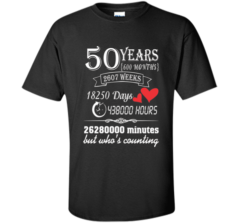 Anniversary Gift 50th T-Shirt 50 Years Wedding Marriage Gift
