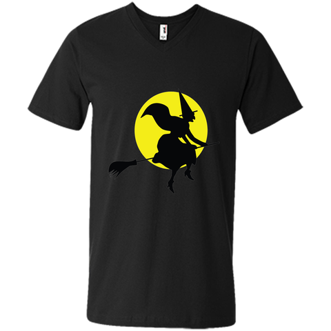 Halloween conjurer Mens Printed V-Neck T