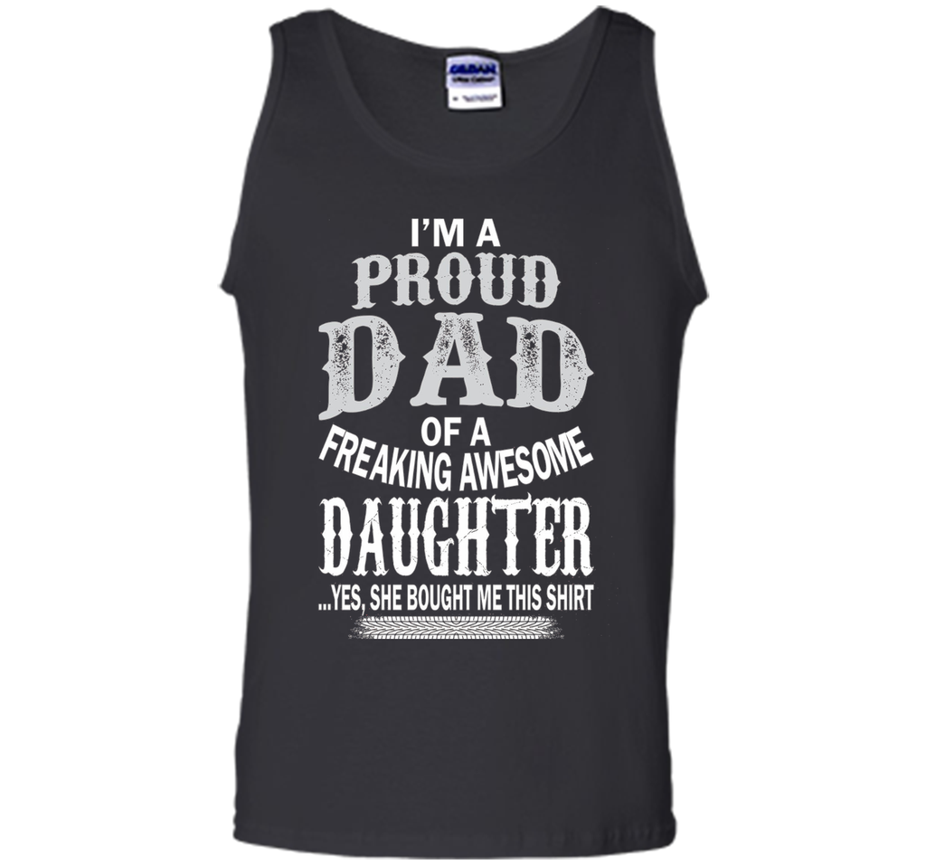 Proud Dad Of A Freaking Awesome Daughter Christmas Tshirt