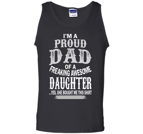 Proud Dad Of A Freaking Awesome Daughter Christmas Tshirt