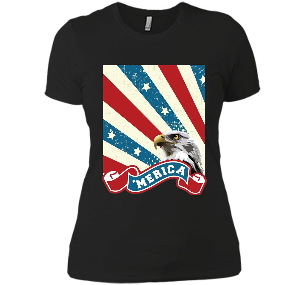 USA America Bald Eagle Shirt - Fourth of July 'Merica Tee