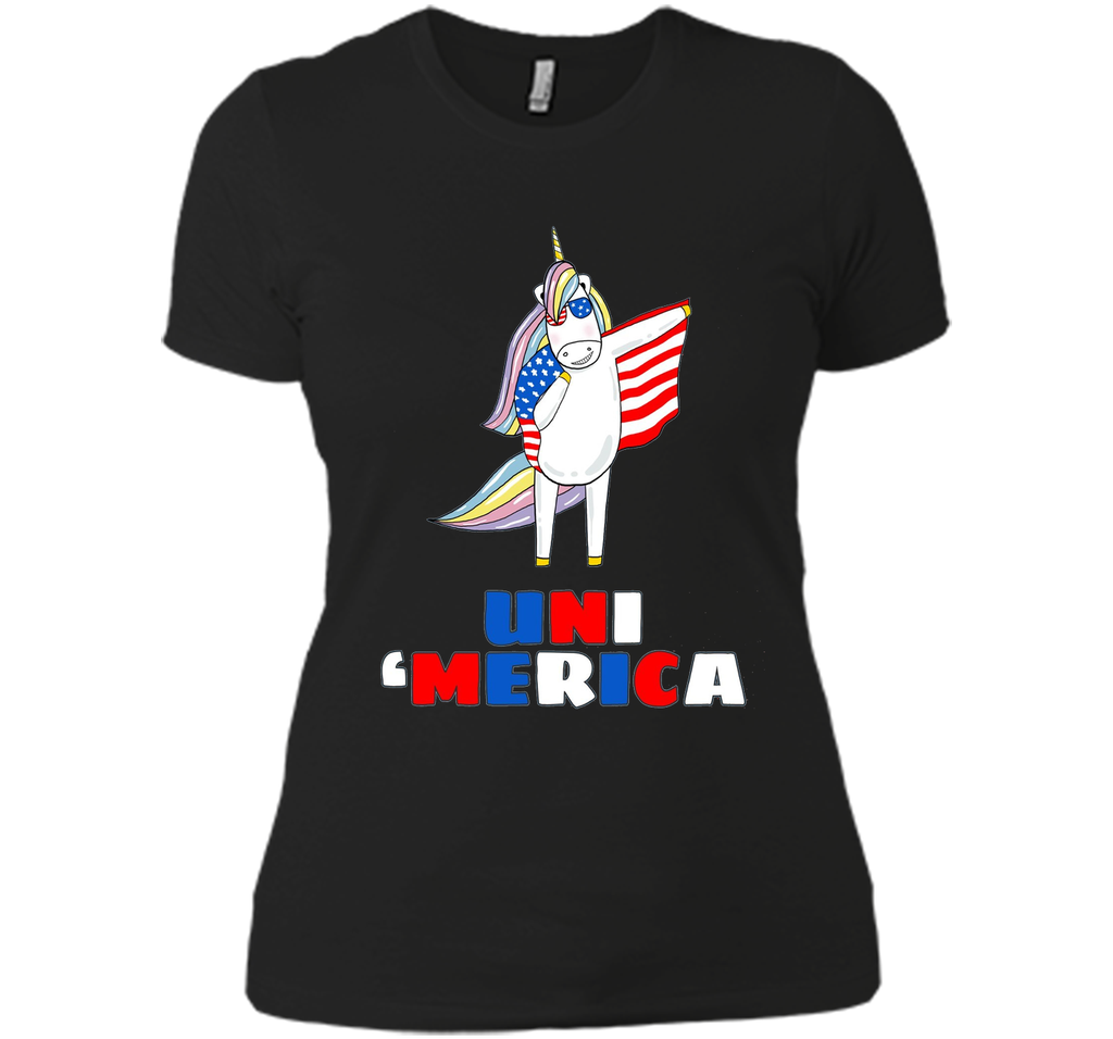 UniMerica 4th Of July Unicorn Ma Memorial Day Funny T-shirt
