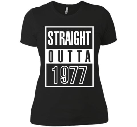 Funny Straight Outta 1977 40th Years Old Birthday Gift Shirt