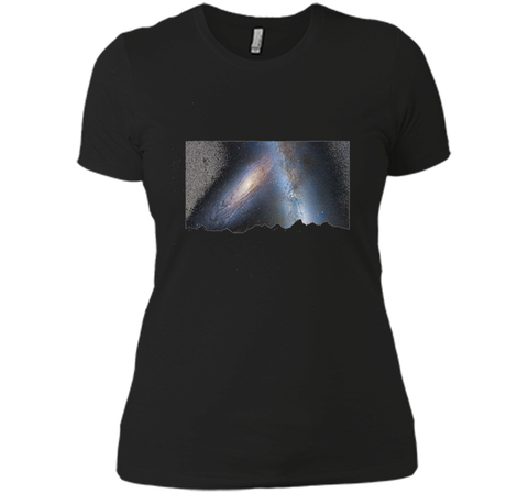 Milky Way T-Shirt Stars Andromeda Country Night Sky