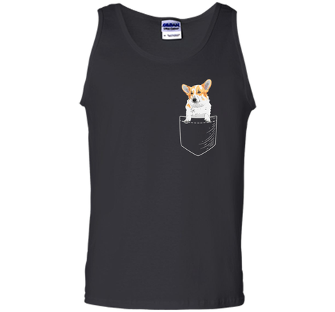 Corgi in Pocket Shirt