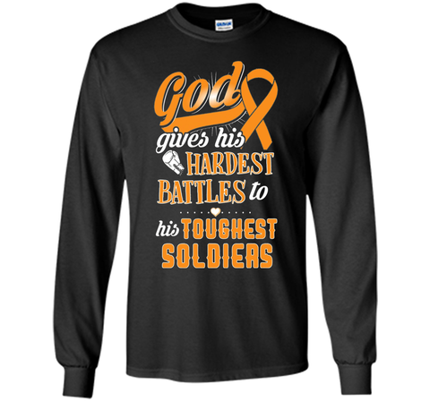 God Gives His Hardest Battles To His Toughest Soldiers Shirt