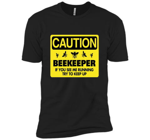 Beekeeper T-Shirt Beekeeping Shirt If You See Me Running Tee
