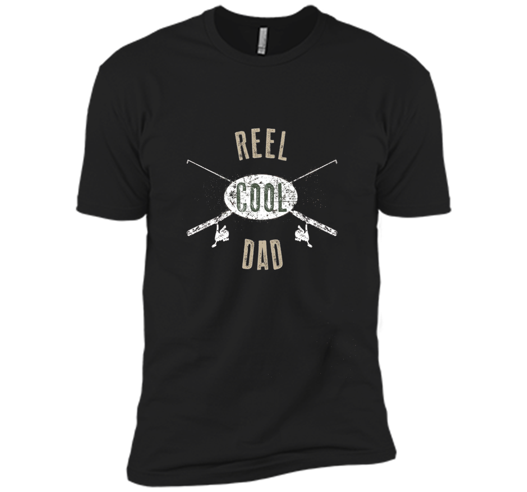 Mens Reel Cool Dad Shirt, Cute Fishing Father's Day Gift