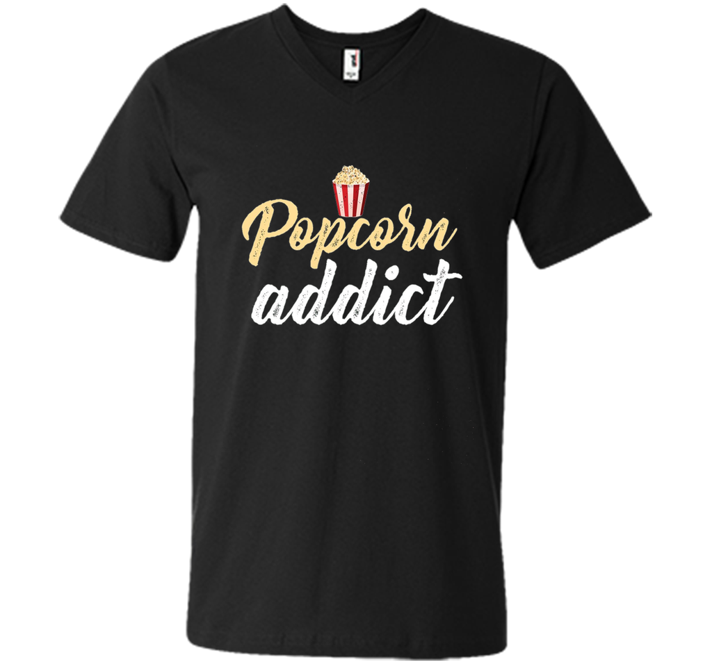 Popcorn Addict Foodie Cravings T-Shirt
