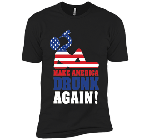 Make America Drunk Again T Shirt Funny 4th of July Shirt
