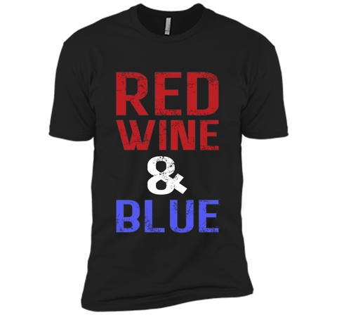 Red Wine and Blue -  Fourth of July T-shirt