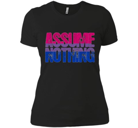 Assume Nothing - Bisexual Pride T-Shirt