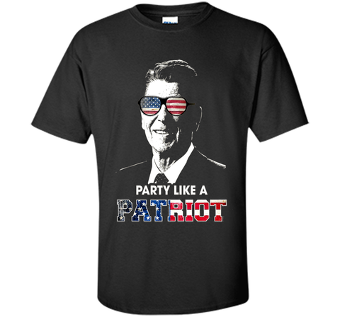 Party Shirt Like A Patriot Reagan USA Pride vintage