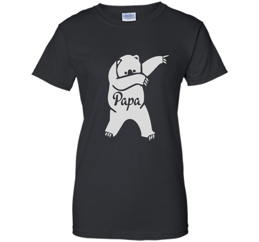 Papa Bear Cute Dabbing Funny Dab Dance Gift Shirt for Father
