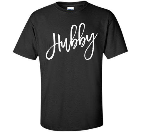 Mens Elegant Bachelor Party Shirt Hubby Black