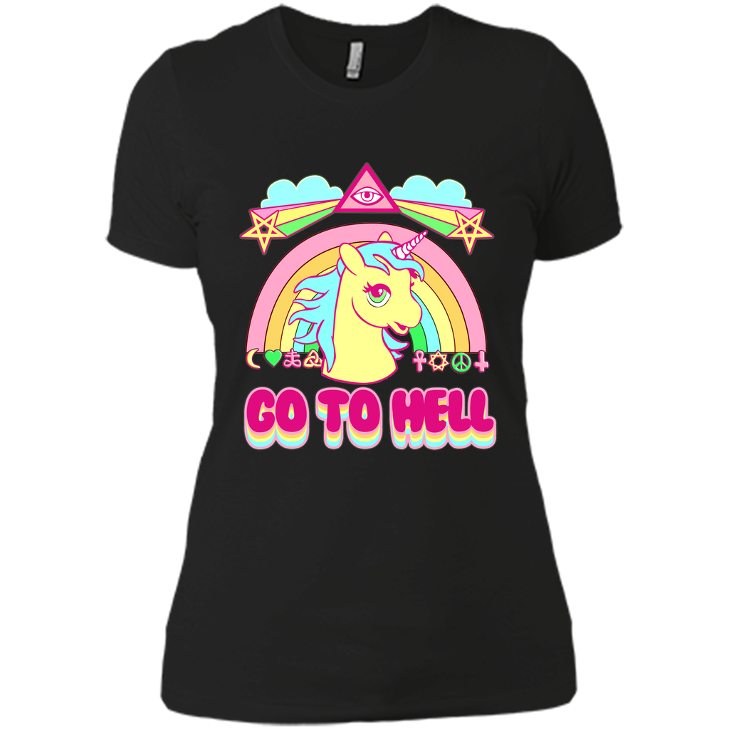 Go To Hell - Unicorn T shirt