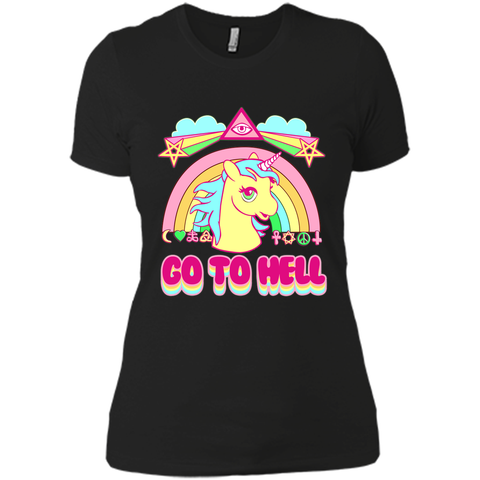 Go To Hell - Unicorn T shirt