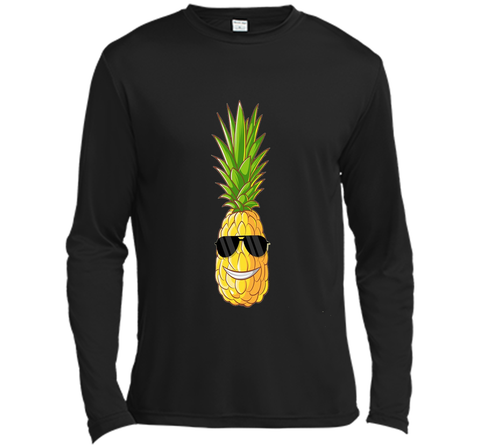 Premium Hawaiian Pineapple Graphic Shirt with Sunglasses