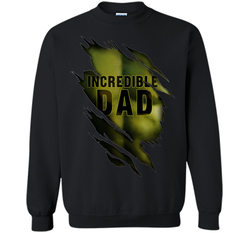Mens incredible Dad T-Shirt Funny Superhero shirt