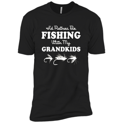 I'd Rather Be Fishing With My Grandkids T-Shirt For Grandpa