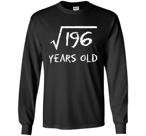 Square Root of 196: 14th Birthday 14 Years Old T-Shirt