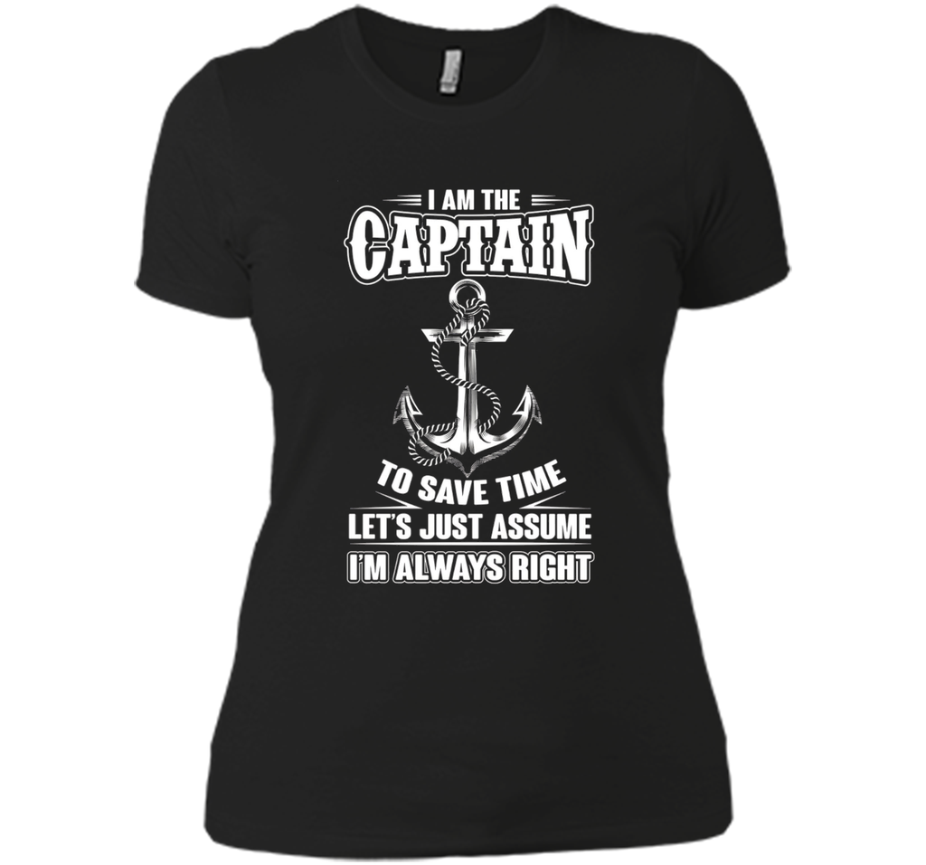 I Am The Captain T-shirt Boat Captain Tee