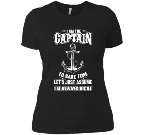 I Am The Captain T-shirt Boat Captain Tee