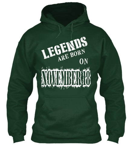 Legends are born on November 18