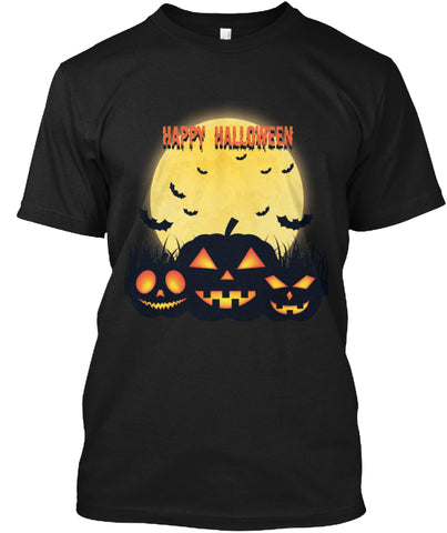 Limited Edition Halloween T Shirts _ Black Pumpkin